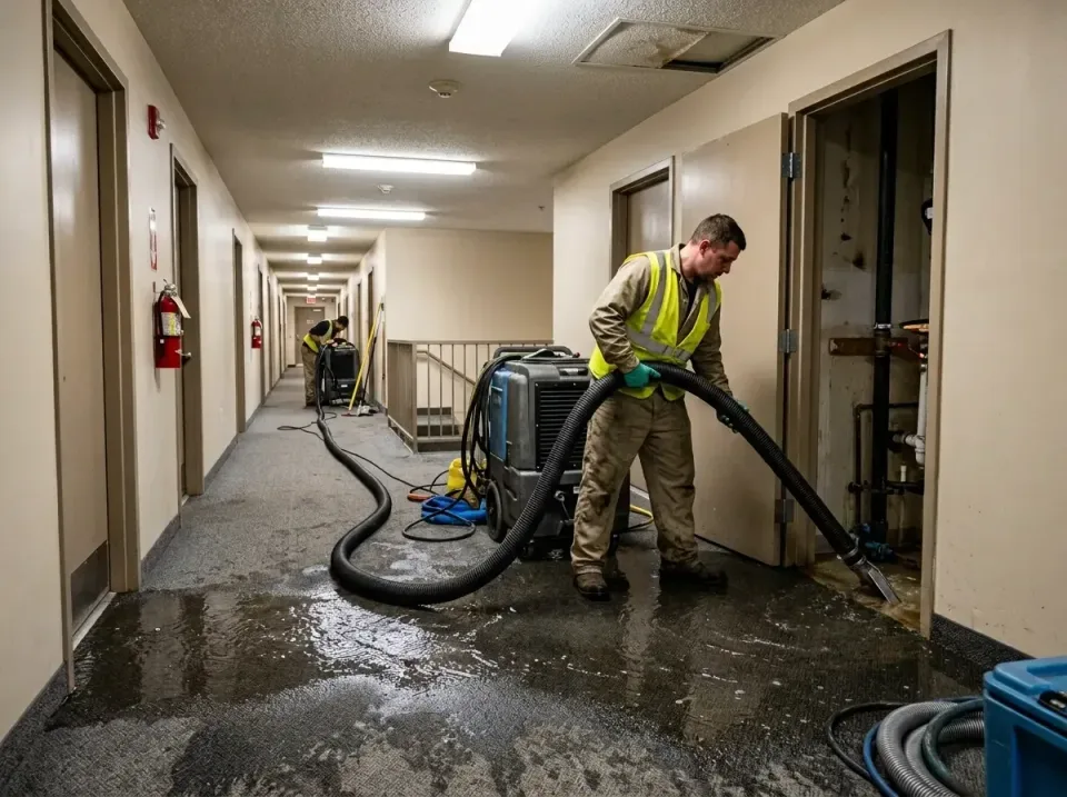 multi-unit-apartment-hallway-f-005 — frequently asked questions, Emergency Burst Pipe Water Extraction & Removal in Eagle, WI